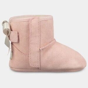 UGG BABY Jesse Bow II bootie Pink Suede Size 1